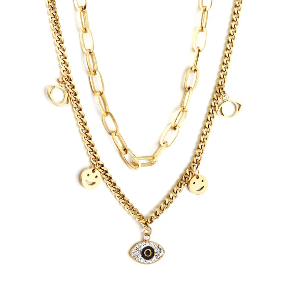 Lucky Eye Layered Necklace