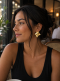 Sculpted Wave Earrings