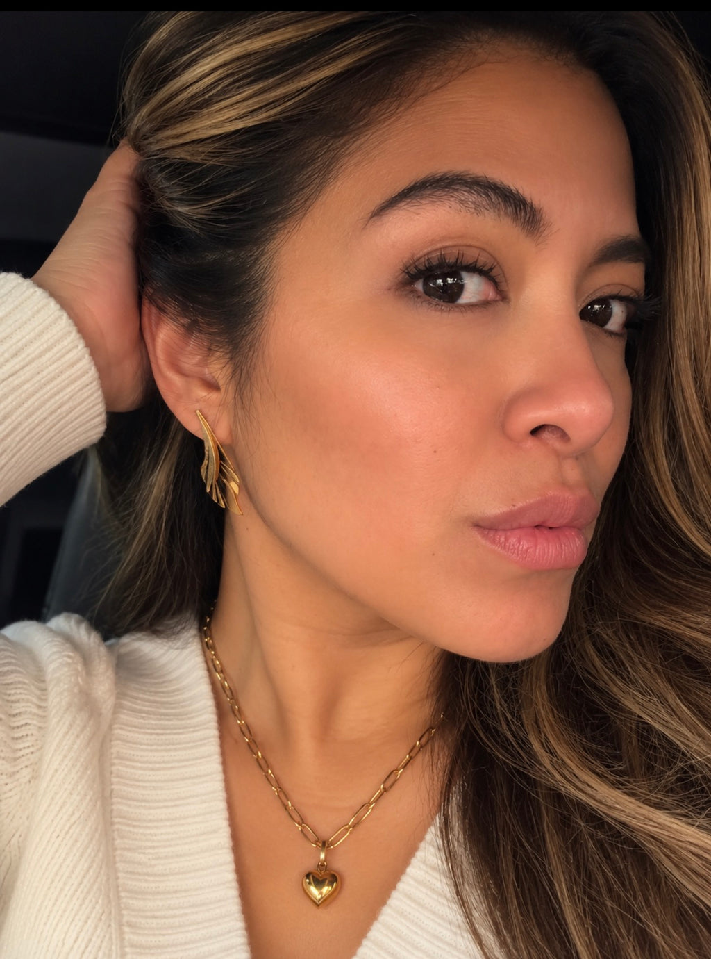 Golden Leaf Earrings