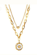 Luxury Shell & Gold Necklace