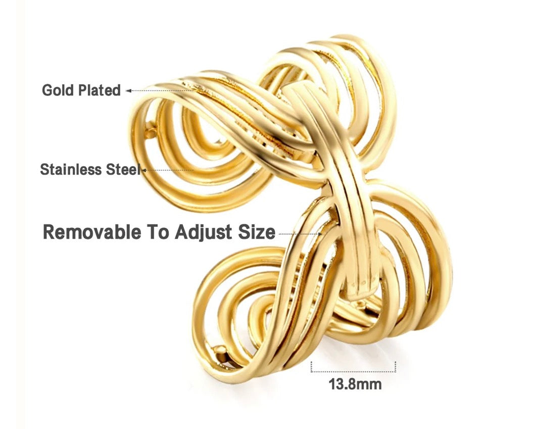 Entwined Glow Ring