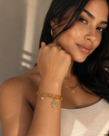 Golden Sun Charm Bracelet ✨