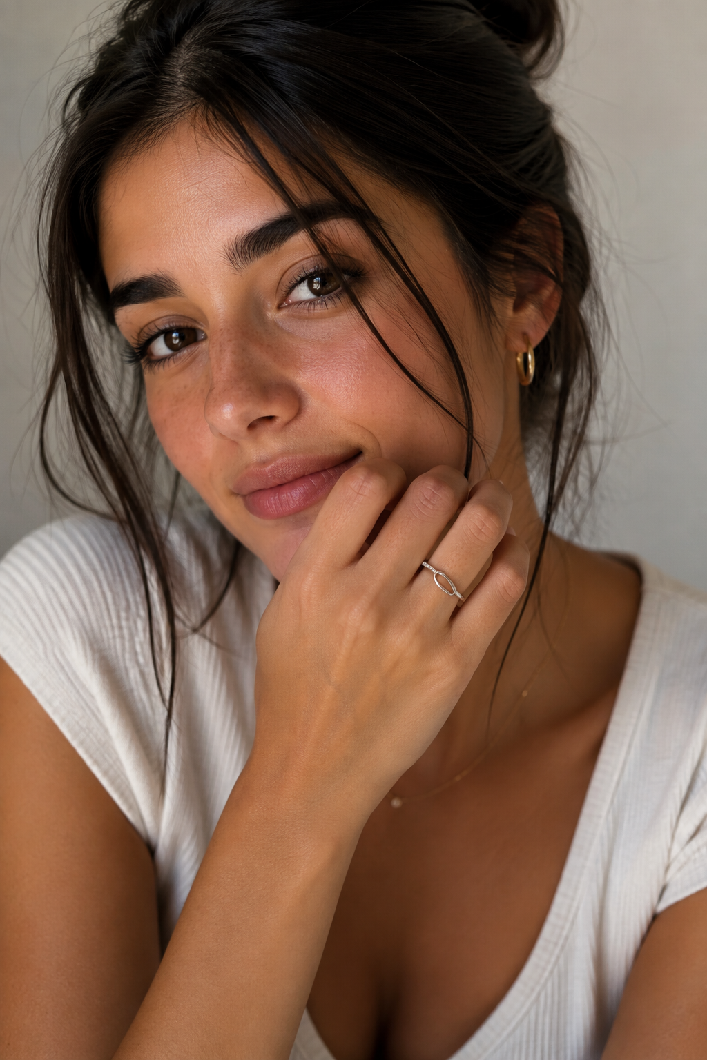 Silver Embrace Ring